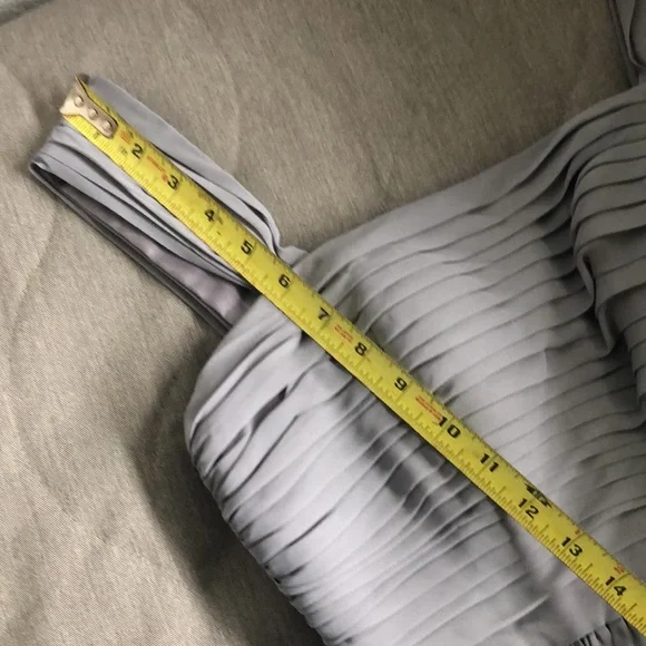 ‼️LAST CHANCE‼️Weddington Way || NWT || Adrianna Papell Riley Slate Grey Dress - Picture 11 of 12